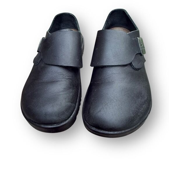 Betula Birkenstock Black Leather Shoes Women's EU 37 - Picture 4 of 15